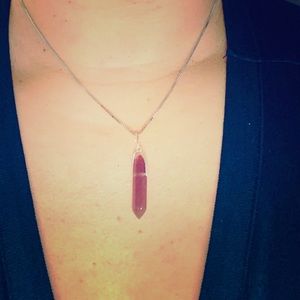 Alex and Ani Amethyst Spike Necklace Charm